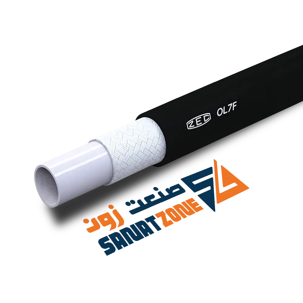 شیلنگ ترموپلاستیک دو لا نخ داخل تفلون  1/2" ZEC OL7F