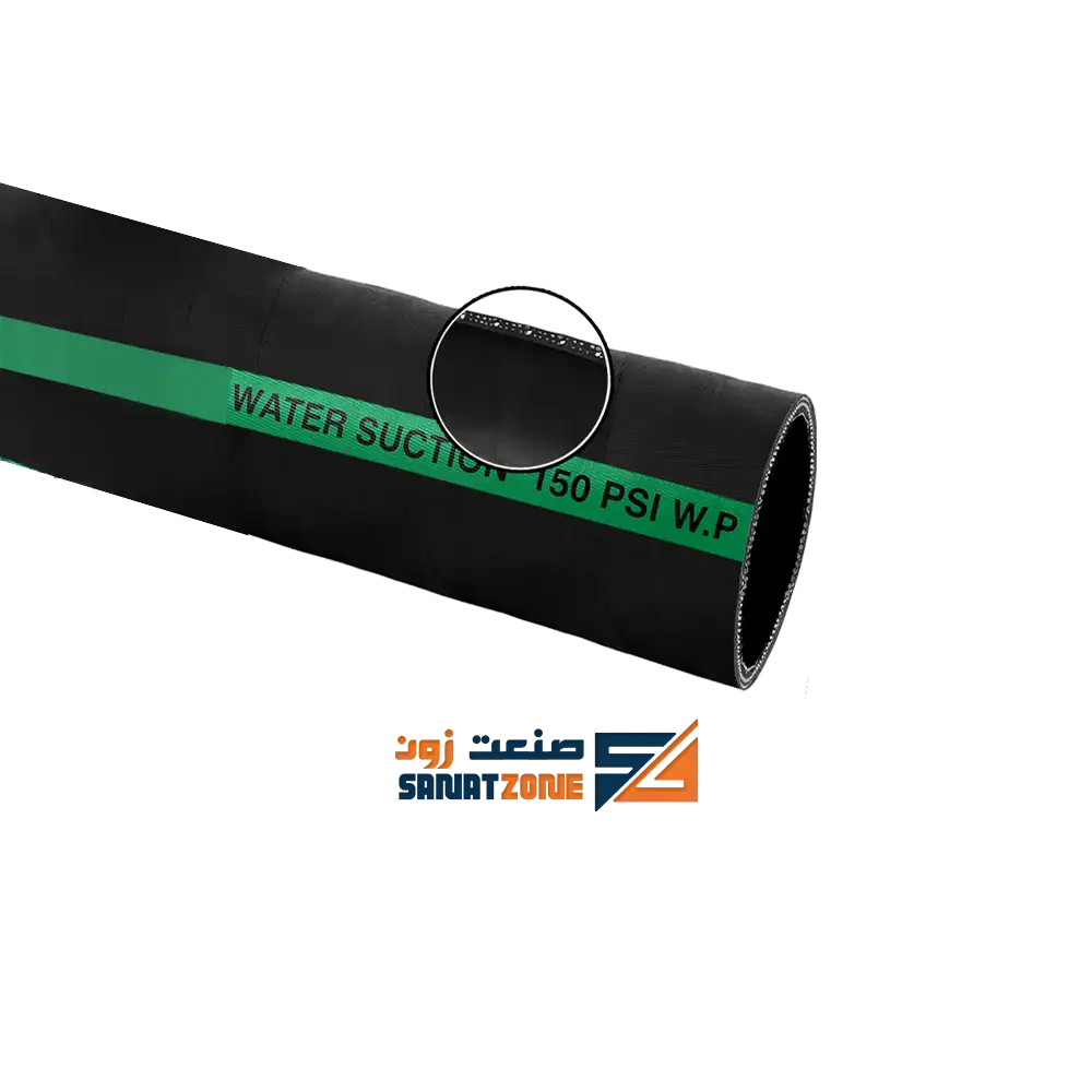 شیلنگ فنردار 10بار آب 3" SEALFAST