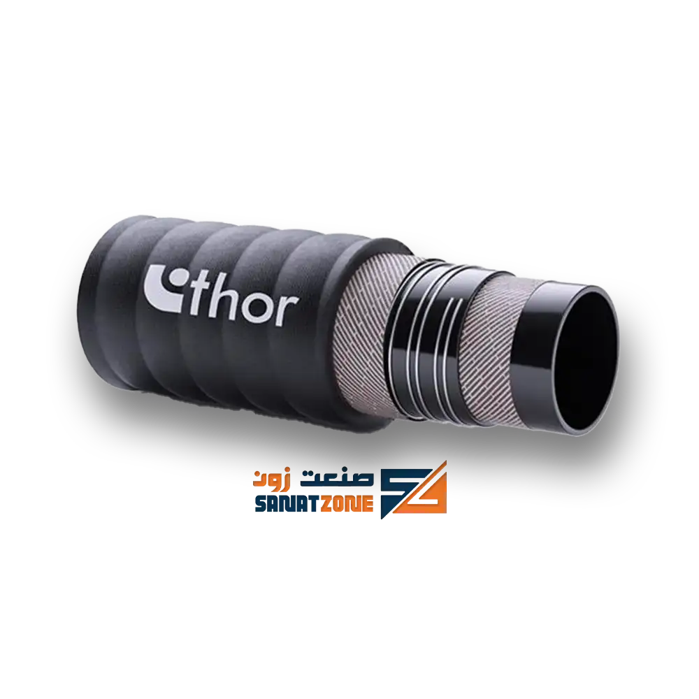 شیلنگ فنردار 10بار آب گرم 3" VIBRORAD